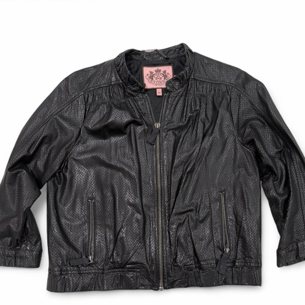 Juicy Couture Shiny Black Jacket